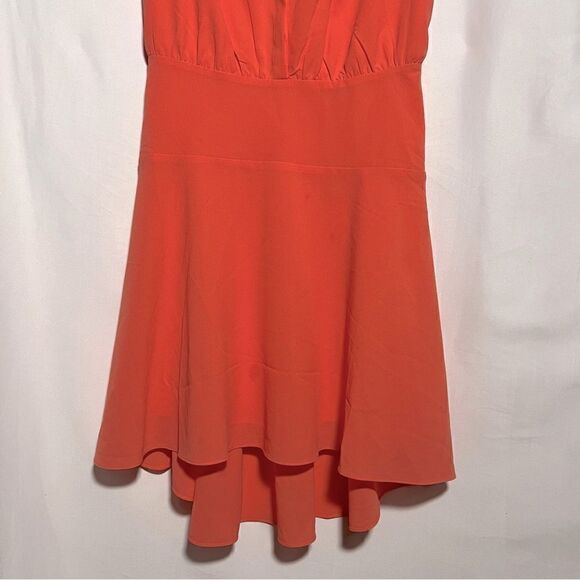 Ali & Jay Los Angeles Coral Sleeveless Collared High-Lo Fit & Flare Dress S - Picture 4 of 14